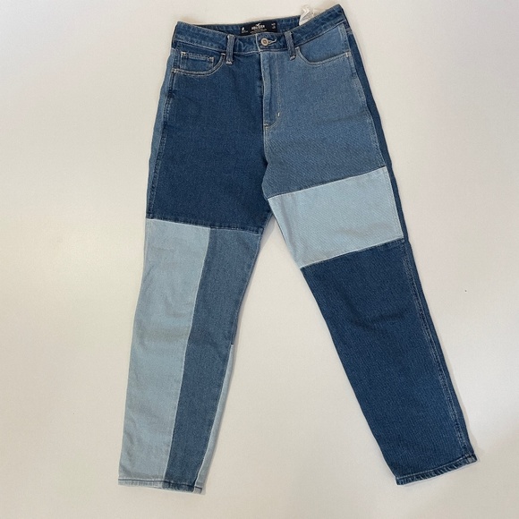 HOLLISTER Patchwork Mom Jeans ➡️ 27 - Picture 2 of 15